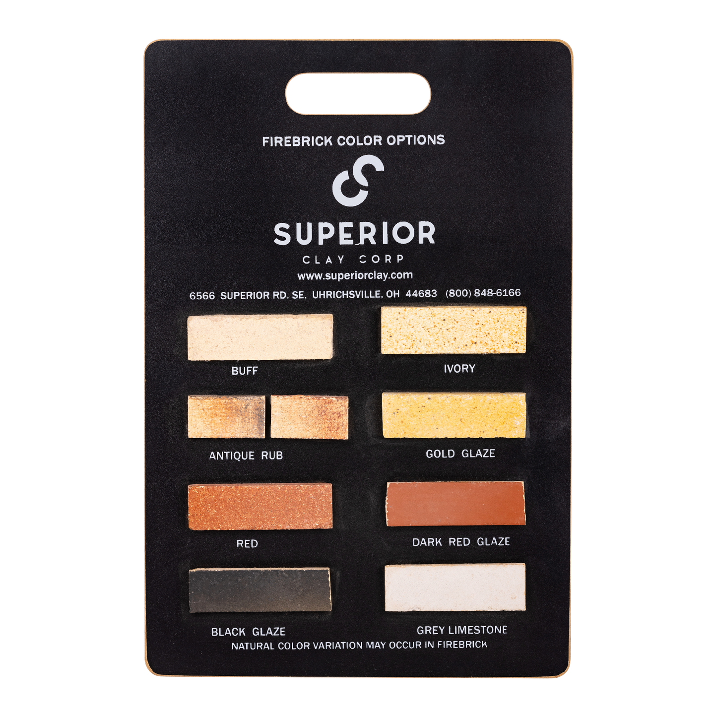 Brick Sample Board