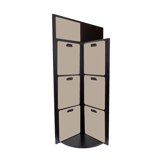 X-Display With Header | tile board display stands