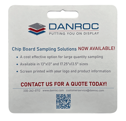 chipboard display board printed