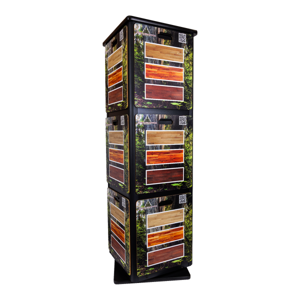 Rotating Display Tower | Showcase Your Samples