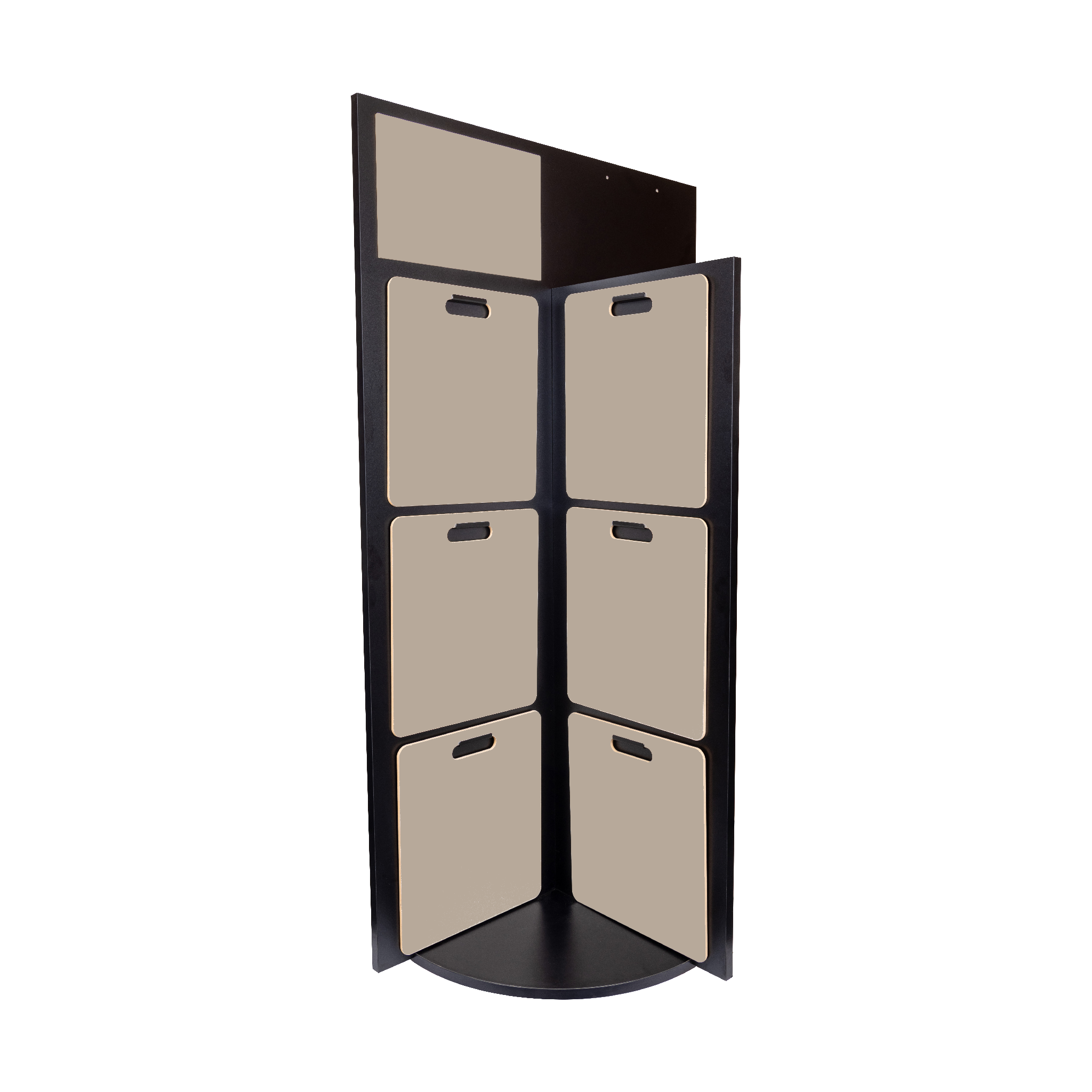 X-Display With Header | Sample Board Display Rack