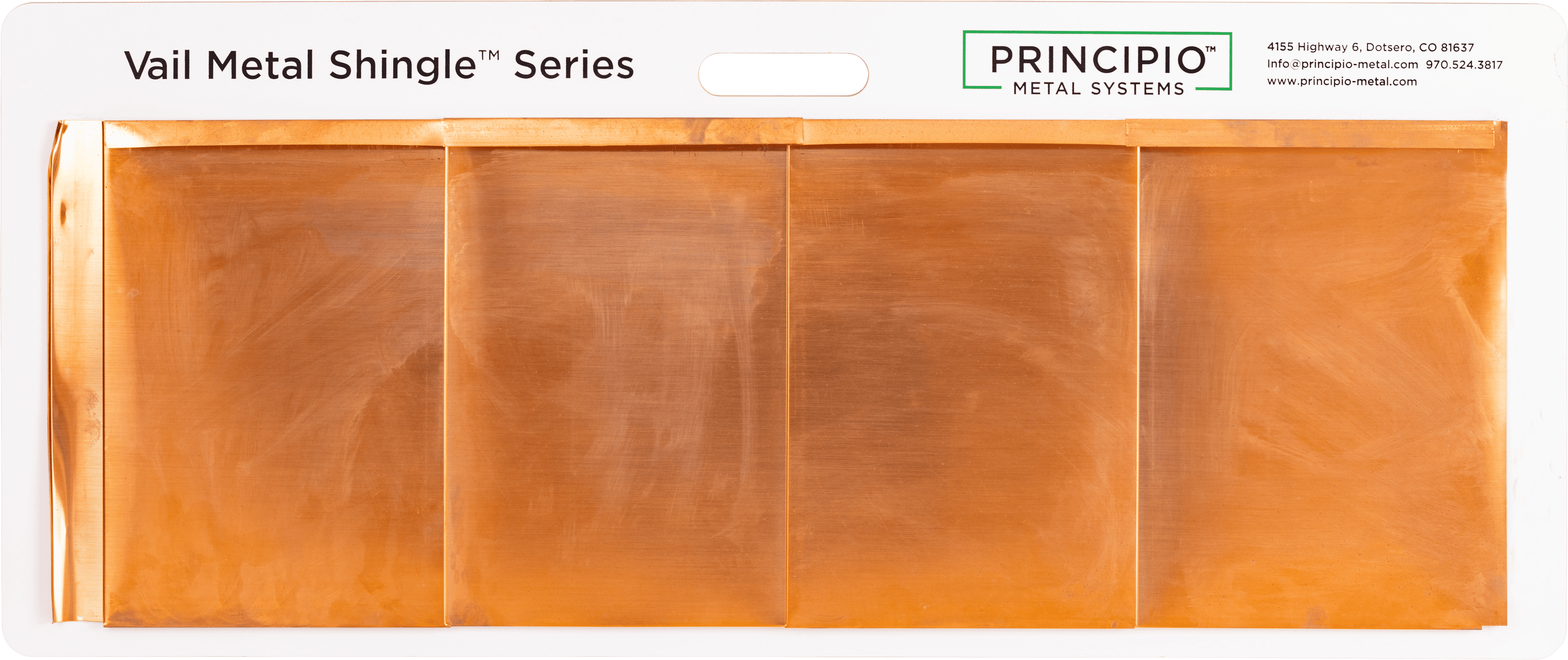 Metal Roofing Sample Board