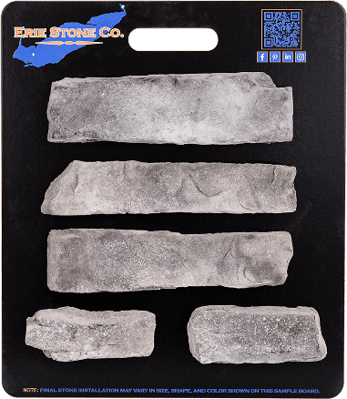 Stone Sample Board with QR Code