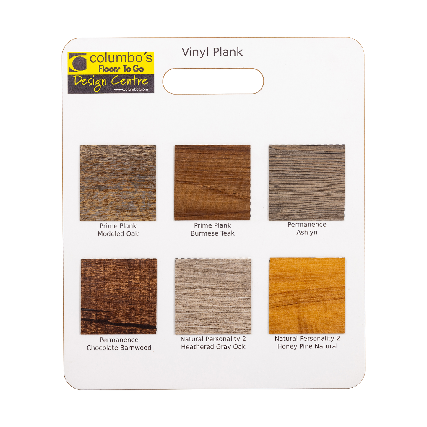 Vinyl Plank Sample Boards